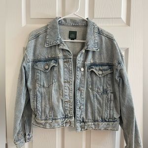 Wild Fable Crop Jean Jacket size Medium